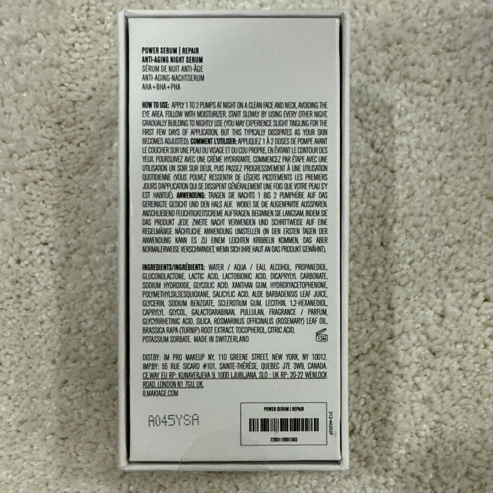 IL MAKIAGE Power Serum Repair Anti-aging Night Serum AHA +BHA + PHA 30 mL - Picture 4 of 14